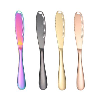 China Wholesale Viable Stainless Steel Cutlery Cheese Dessert Mini Knife Stainless Steel Butter Knife for sale