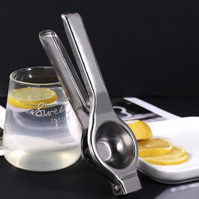 China Viable Wholesale Hot Sale Manual Squeezer Juice Stainless Steel Lemon Metal Lemon Clip for sale