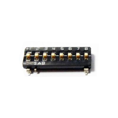 China DTH08 Outdoor Mount 8 Position Three State Dip Switch for sale