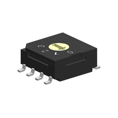 China S.M.T.Y SMD SMT rotary selector 10x10mm 0.5mm audio 3mm 7mm flatbed for sale