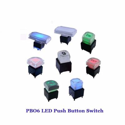 China PB06-A-WT-RGB-N-Y 12mm RGB LED Push Button Switches with Tactile PB06-A-WT-RGB-N-Y 12mm RGB LED Push Button Switches with Tactile for sale