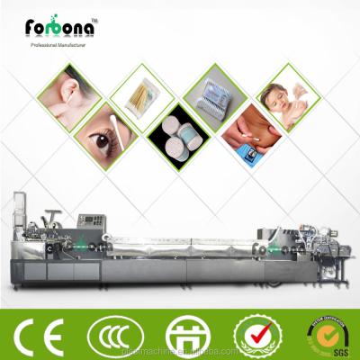 China full automatic forbona cotton buds making machine by PLC control 9.5*1.0*1.4m for sale