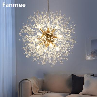 China Modern Decoration Crystal Chandelier Lighting Globe Crystal Indoor Chandeliers Light Round Hanging Lamp Fixtures For Restaurant Home Decoration for sale