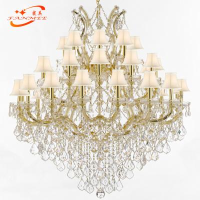 China Modern Classic Maria Theresa Luxury Chandelier LED Pendant Lamp Crystal Chandeliers Lighting Large Big for sale