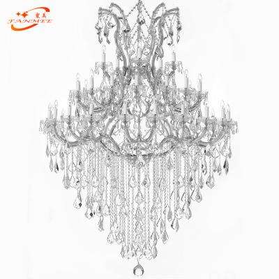 China Modern Classic Crystal Chandeliers Lighting LED Maria Theresa Chandelier Candles Pendant Hanging Lamp for Living Room Bedroom for sale