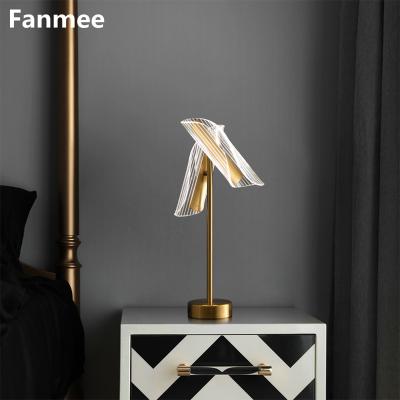 China Modern Simple Home Study Living Room Bedroom Decoration Lamps Desk Lamps Stainless Steel Iron Indoor LED Table Light Fixture Lighting for sale