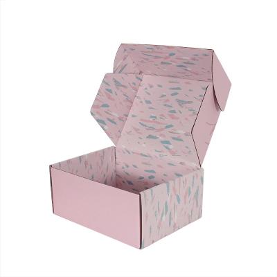 China Factory Price Custom Recyclable Foldable Corrugated Paper Packing Shoe Box With Logo for sale