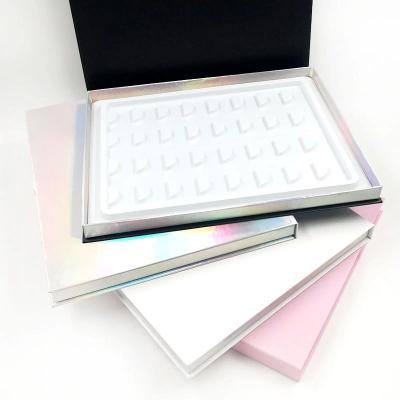 China Luxury custom lashbox vendor private label false eyelash packaging packaging box recyclable with logo for sale