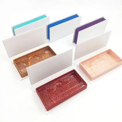 China Recyclable clean brand 3d mink lashes custom false eyelash packaging box for sale