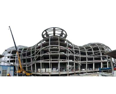 China Prefabricated Sports Center Stadium Frame Part Steel Structure for sale