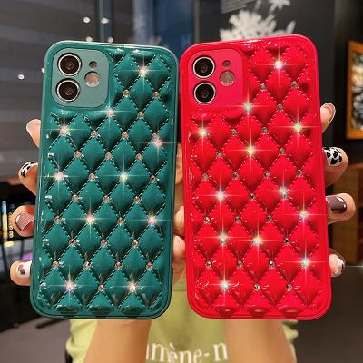 China glitter Diamond Mobile Phone Case For Iphone 11 pro Max Xr Xs Max Anti-fall fashion brand girl's case beautiful for sale