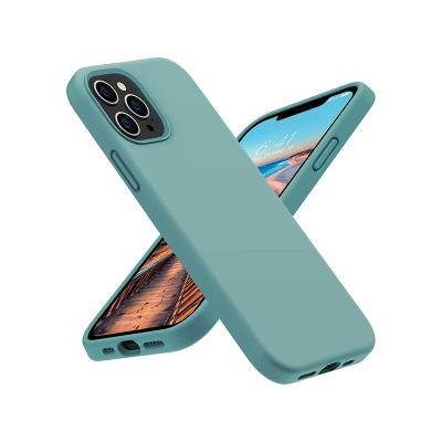 China Max Safe Original Liquid Silicone Anti-drop Cases For Iphone 12 Covers With Logo For Apple Official Silicon for sale