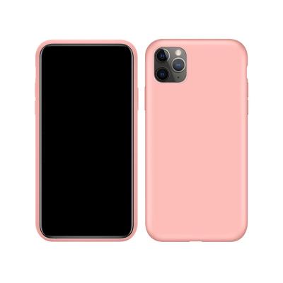 China Anti-drop Liquid Silicone Case For Iphone 11 12 With Camera X Xs Rubber Cover 11 Pro Max Silicon Gel for sale