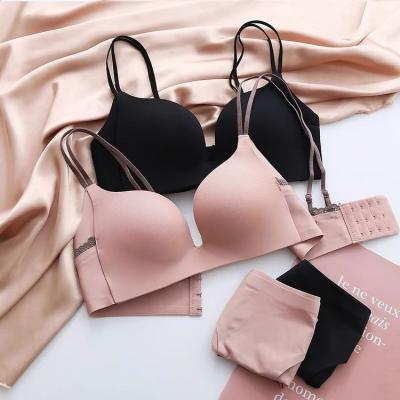 China Wholesale Price Fashion One Piece Bra Duct Hole Cup Underwear Sexy Inner Black for sale