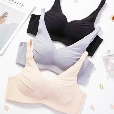 China One Piece Women Relieve Underwear Lady Small Cup Bra Adjustable Strap Seamless Bra for sale