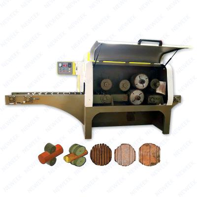 China NEWEEK Double Axle Horizontal Wood Log Cutter Multiple Rip Saw Multiblade Saw for sale