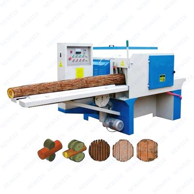 China NEWEEK Horizontal Wood Cutting Multi Blade Circular Saw Multiple Rip Saw Machine for sale