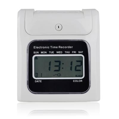 China Hot Sales Electronic Punch Card Time Recorder With 50 Timesheets Free Time Recorder VS-TR96D for sale