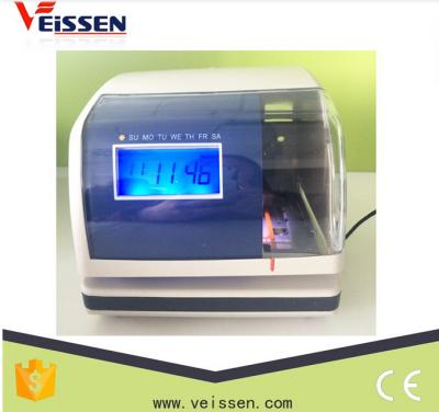 China Lowest Smart Card Plastic Electronic Time Clock, Attendance Date Time Stamp Machine for sale