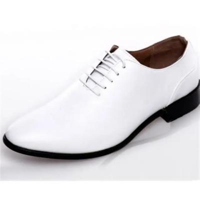 China Flat 2022 Wedding Tall Casual Men's Formal Dress Youth Leather Shoes Block Cut New Photo Studio Running Shoes for sale