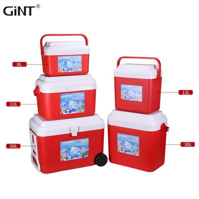 China OEM Waterproof Camping Plastic Ice Chest Cooler Box With 60L Wheels for sale