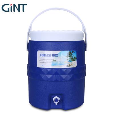 China Factory Direct Sale 24L Waterproof Picnic PU Foam Wine Plastic Beer Insulated Cooler Jug for sale