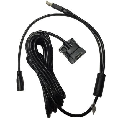 China USB Straight Cable With Power Jack For Ingenico CAB350948B Ipp320 Ipp350 for sale