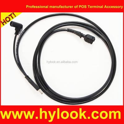 China vx820 VX820 Contactless Dual 14pin to USB Cable with DC Jack CBL 282-045-01-A for sale