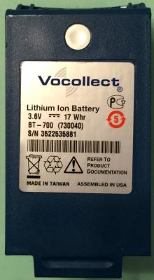 China Vocollect plastic battery 730022, 136020805B for barcode scanner for sale