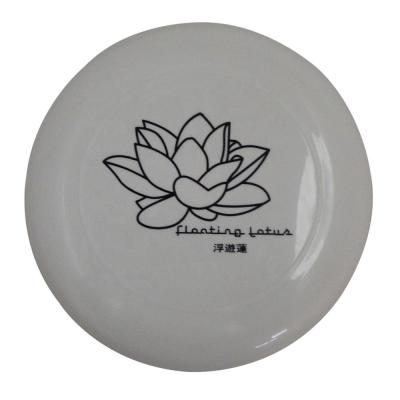 China Electronic Flying Disc Advertising Toy Customized Full Color Printing 175g Plastic Flying Disc for sale