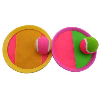 China Sports Toy Wholesale Hook And Loop Tether Beach Ball Game Hook Set Ball With Foam Ball for sale