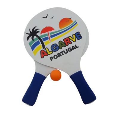 China Promotion Beach Popular Wooden Tennis Rackets And Gifts For Outdoor Fun for sale