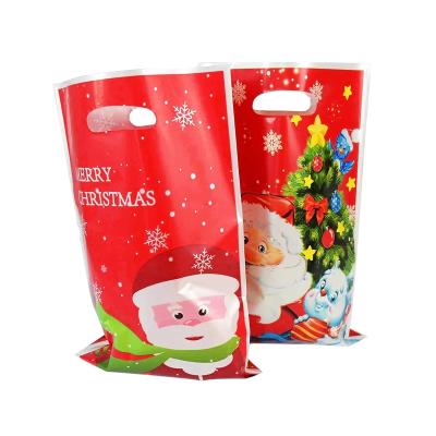 China Recyclable Christmas Gift Bags Santa Claus Elk Xmas Tree Candy Bags Christmas Decorations For Home Navidad 2021 New Year Party Bags for sale