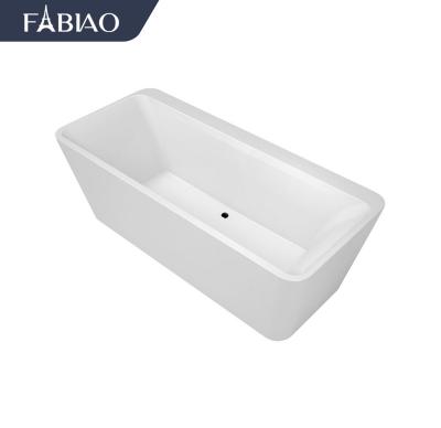 China FABIAO Five Star Hotel Bath Room Bathtub Modern Seamless Soaking Shower Tub Free Water Adult for sale