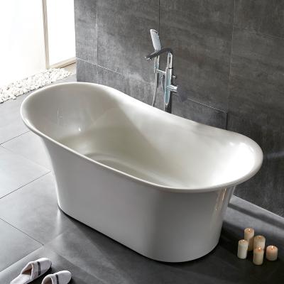 China Fabiao Bathtub Freestanding White Color Bathtub Acrylic Bathroom Bath Made in China for sale