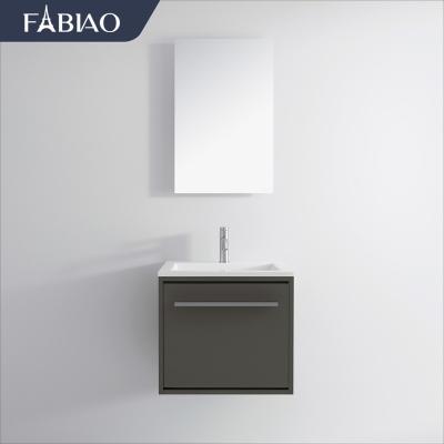 China FABIAO Modern Export To Canada USA Waterproof Wall Hung Single Sink Bathroom Vanity for sale