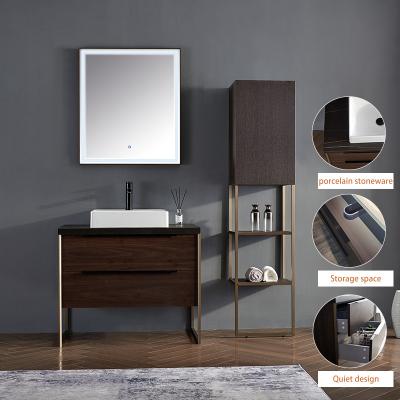 China FABIAO Modern Simple Modern Vanity Units Basin In Bathroom Vanity Sink Cabinets for sale