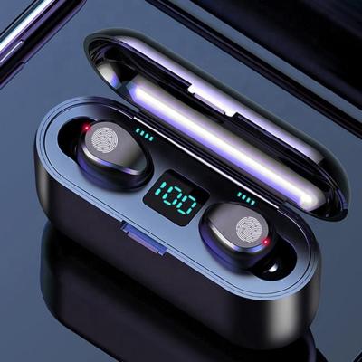 China 2021 Hot Selling F9-5c Earphone Digital Display 2021 F9-5 Tws LED Earbuds For F9 5c Earbuds 2000mah Wireless Earbuds Audifonos Bt5.0 for sale