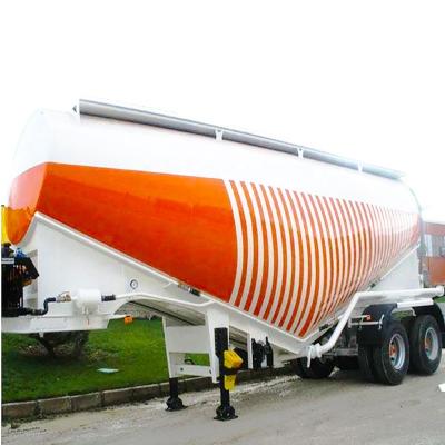 China Truck Trailer Heavy Duty Special Transportation Carbon Steel Bulk Powder Tank Truck Trailer Dry Bulker Cement Semitrailers for sale