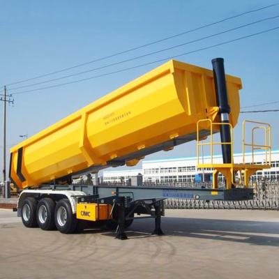 China Truck Trailer 2 Axle 3 Axle Mineral Stone Sand Coal Gravel Clinker Transport Dumper Semi Trailer Dump Tipper Truck Trailers for sale