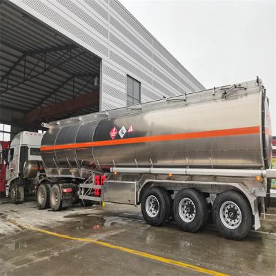 China Truck Trailer 3 Axles 4 Axles Heavy Duty Fuel Tanks Truck Trailer Palm Oil Tank Trailer Gasoline Transport Semi Trailer for sale