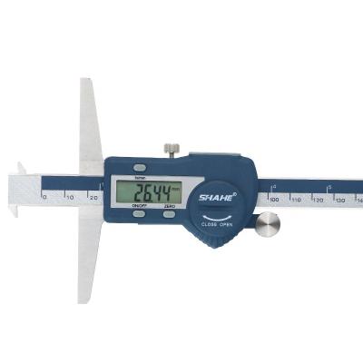 China SHAHE 0-300 mm Double Hook Digital Depth Caliper Vernier Caliper Electronic Depth Caliper 5113-300B for sale