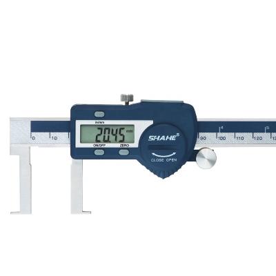 China SHAHE 22-150 mm Digital Inner Flute Caliper Electronic Flat Point 5120-150 Vernier Caliper Digital Caliper With for sale