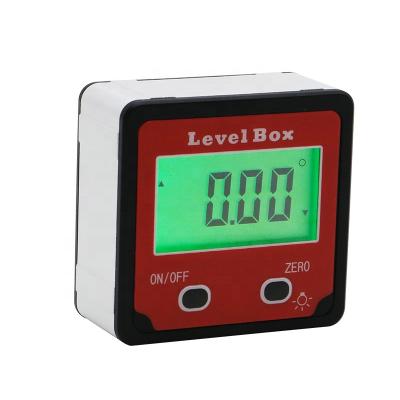 China Aluminum Case SHAHE Digital Protractor Digital Inclinometer Angle Finder Meter Digital Level Box with Magnetic Base for sale