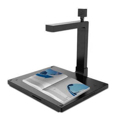 China Dual Cameras High Speed ​​13mp 5mp Ccr Document Camera Viewer Auto Book Scanner A4 Document Scanner For Bank for sale