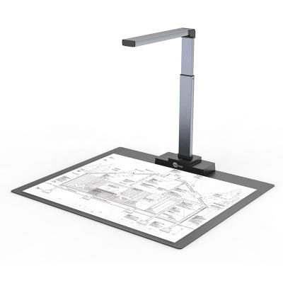 China For OCR 18MP Book Scanner A2 Ddocument High Speed ​​Camera Scanner of Architectural Engineering Drawings and for Architectural Engineering Drawings and for sale