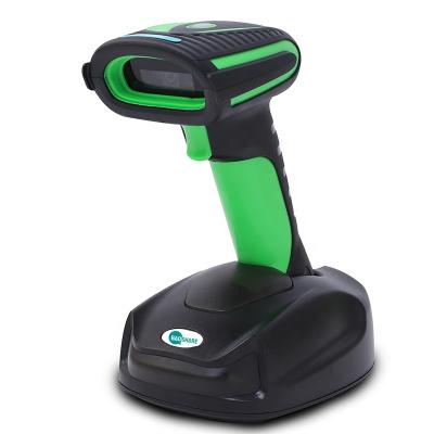 China 1 Megapixel 2D High Resolution Portable Industry Barcode Reader IP67 Tooth Wireless Handheld Blue QR Code Scanner For Logistics for sale