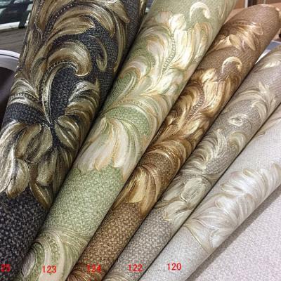 China Modern Design Damask PVC Wallpaper Luxury Modern Wallpaper For Hotel Office Wall Home Decoration for sale