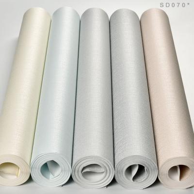 China Latest new design modern simple non-woven wallpaper for hotel and home decoration for sale