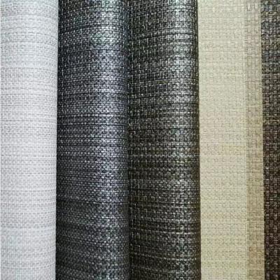 China Fireproof 137cm width commercial hotel project fabric backed vinyl wallpaper wallcovering fireproof wall fabric for sale